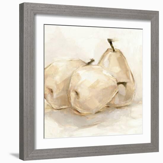 White Pear Study II-Ethan Harper-Framed Art Print