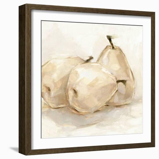 White Pear Study II-Ethan Harper-Framed Art Print