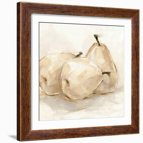 White Pear Study II-Ethan Harper-Framed Art Print