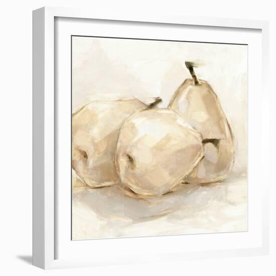 White Pear Study II-Ethan Harper-Framed Art Print