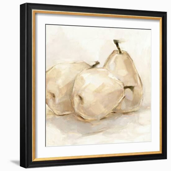 White Pear Study II-Ethan Harper-Framed Art Print