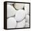 White Pebbles-null-Framed Premier Image Canvas