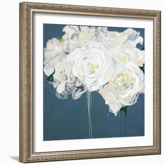 White Peonies-Kari Taylor-Framed Giclee Print