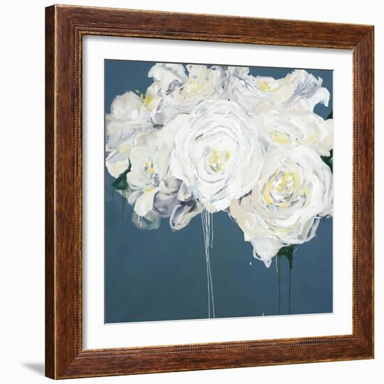 White Peonies-Kari Taylor-Framed Giclee Print