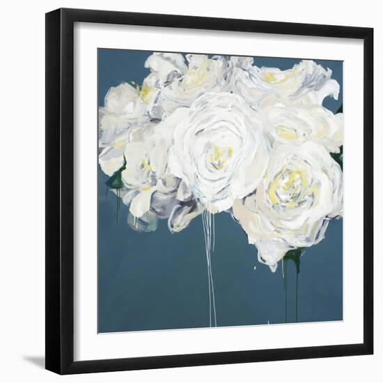 White Peonies-Kari Taylor-Framed Giclee Print