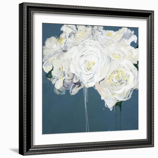 White Peonies-Kari Taylor-Framed Giclee Print