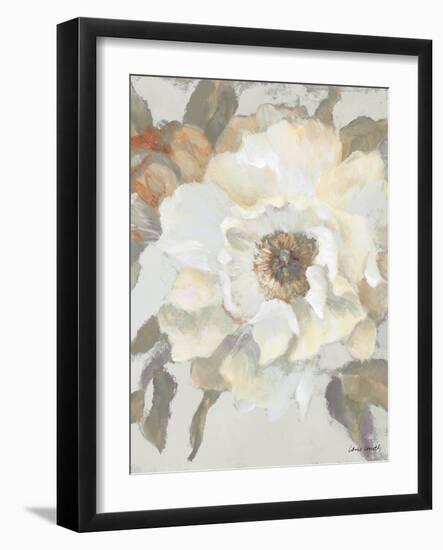 White Peony and Bloom-Lanie Loreth-Framed Art Print