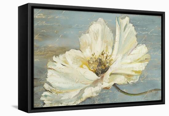 White Peony-Patricia Pinto-Framed Stretched Canvas
