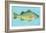 White Perch-John Golden-Framed Art Print