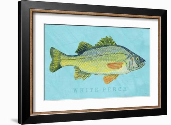 White Perch-John Golden-Framed Art Print