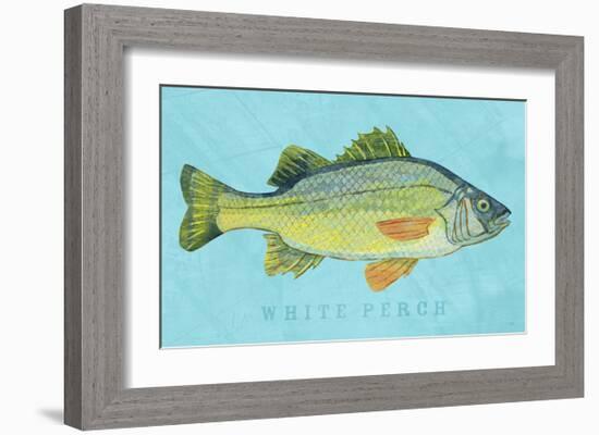 White Perch-John Golden-Framed Art Print