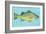 White Perch-John Golden-Framed Art Print