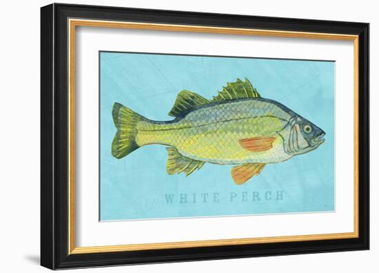 White Perch-John Golden-Framed Art Print