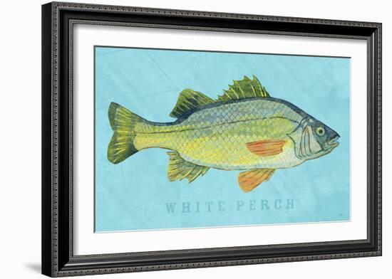 White Perch-John W^ Golden-Framed Art Print