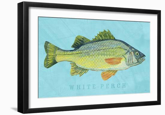 White Perch-John W^ Golden-Framed Art Print