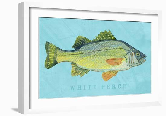 White Perch-John W^ Golden-Framed Art Print