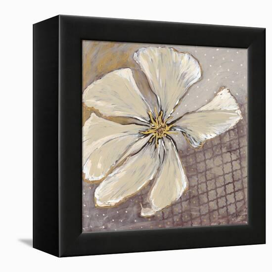 White Petals 1-Walela R.-Framed Stretched Canvas