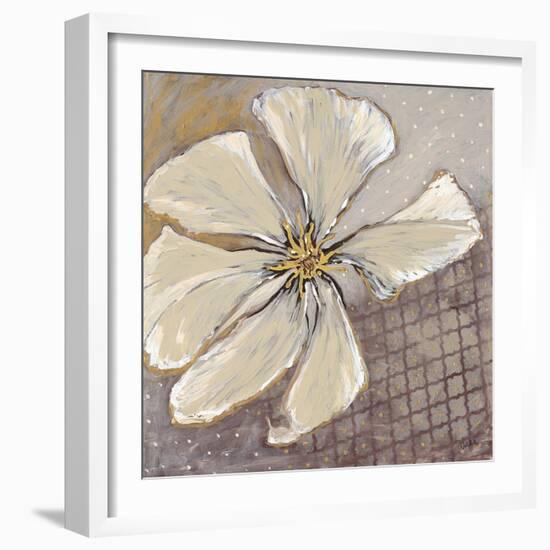 White Petals 1-Walela R.-Framed Art Print