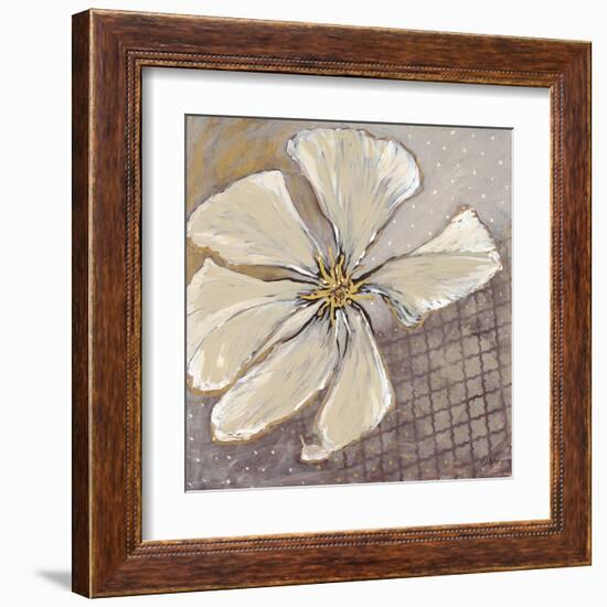 White Petals 1-Walela R.-Framed Art Print