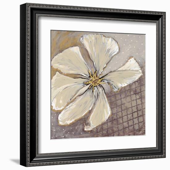 White Petals 1-Walela R.-Framed Art Print