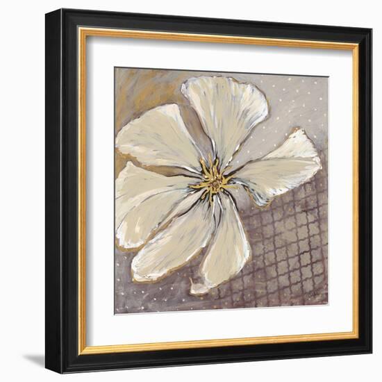 White Petals 1-Walela R.-Framed Art Print