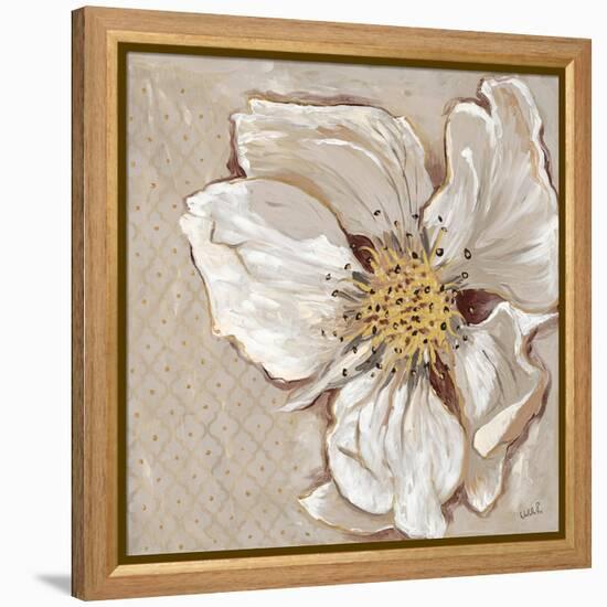 White Petals 2-Walela R.-Framed Stretched Canvas