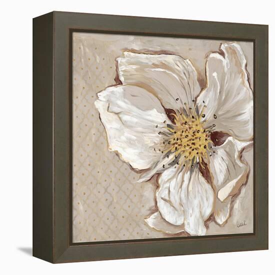 White Petals 2-Walela R.-Framed Stretched Canvas