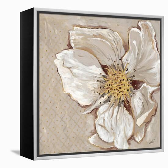 White Petals 2-Walela R.-Framed Stretched Canvas