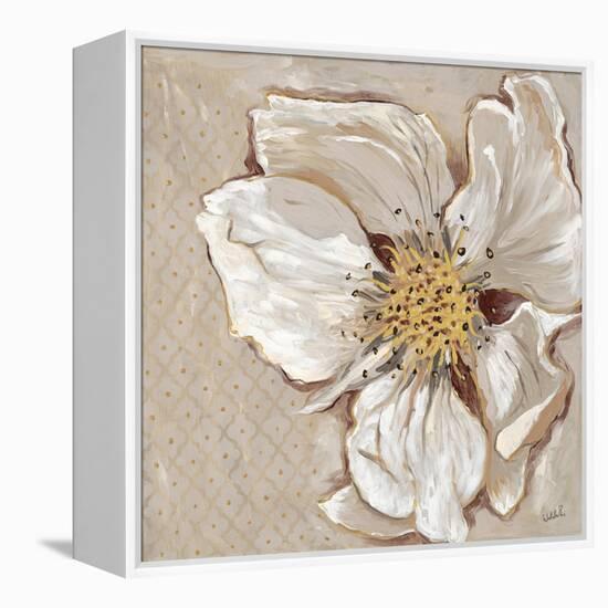 White Petals 2-Walela R.-Framed Stretched Canvas