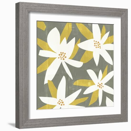 White Petals I-Melissa Wang-Framed Art Print