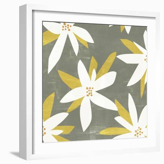 White Petals II-Melissa Wang-Framed Art Print