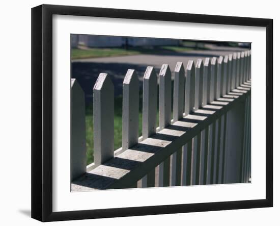 White Picket Fence-null-Framed Photographic Print