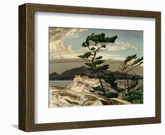 White Pine-A^ J^ Casson-Framed Art Print