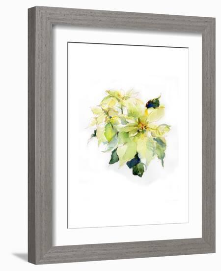 White Poinsettia, 2014-John Keeling-Framed Giclee Print