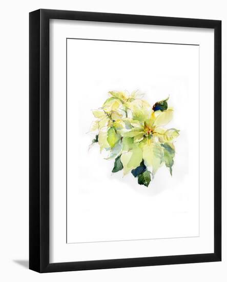 White Poinsettia, 2014-John Keeling-Framed Giclee Print