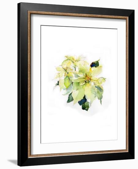 White Poinsettia, 2014-John Keeling-Framed Giclee Print