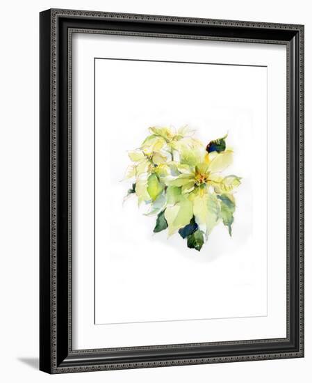 White Poinsettia, 2014-John Keeling-Framed Giclee Print