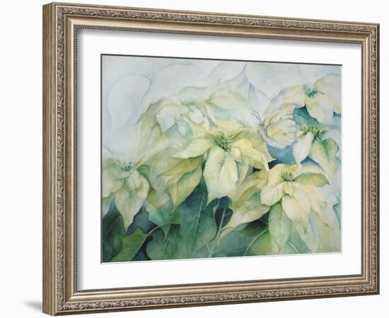 White Poinsettia-Karen Armitage-Framed Giclee Print