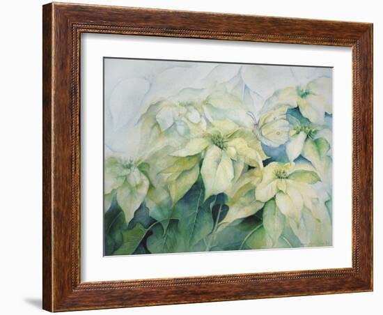 White Poinsettia-Karen Armitage-Framed Giclee Print