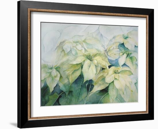 White Poinsettia-Karen Armitage-Framed Giclee Print