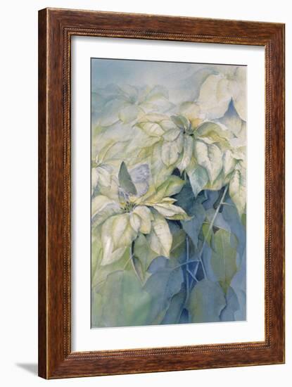 White Poinsettia-Karen Armitage-Framed Giclee Print