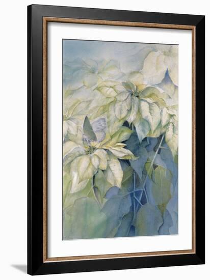 White Poinsettia-Karen Armitage-Framed Giclee Print