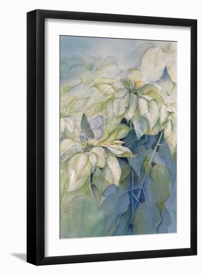 White Poinsettia-Karen Armitage-Framed Giclee Print