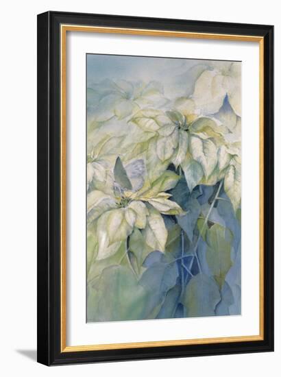 White Poinsettia-Karen Armitage-Framed Giclee Print