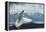 White Polar Bear on the Ice-yuran-78-Framed Premier Image Canvas