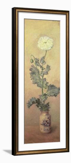 White Poppy, 1883-Claude Monet-Framed Giclee Print