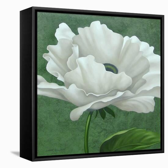 White Poppy-John Zaccheo-Framed Premier Image Canvas