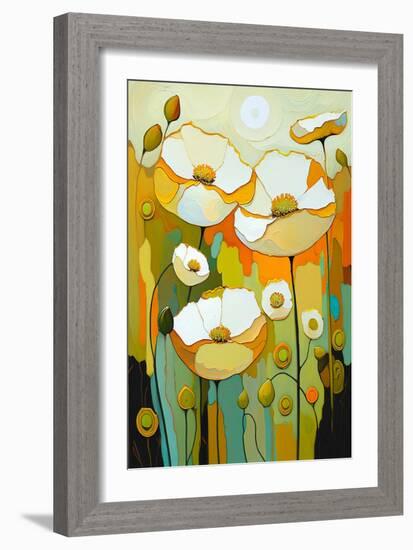 White Poppy-Avril Anouilh-Framed Art Print