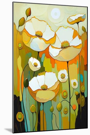 White Poppy-Avril Anouilh-Mounted Art Print