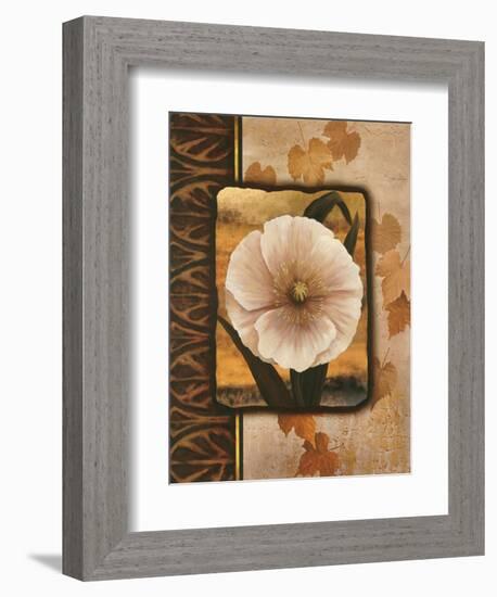 White Poppy-TC Chiu-Framed Art Print